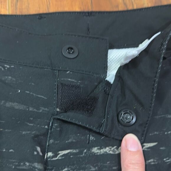 NWT Art Class Size 6 Black Gray Hybrid Striped Swim Trunks Board Shorts - Picture 8 of 10